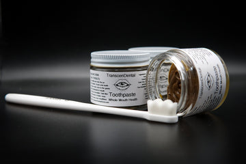 TranscenDental natural toothpaste for gum recession and periodontal health