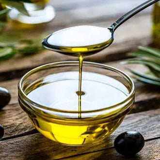 Spoonful of coconut oil for oil pulling