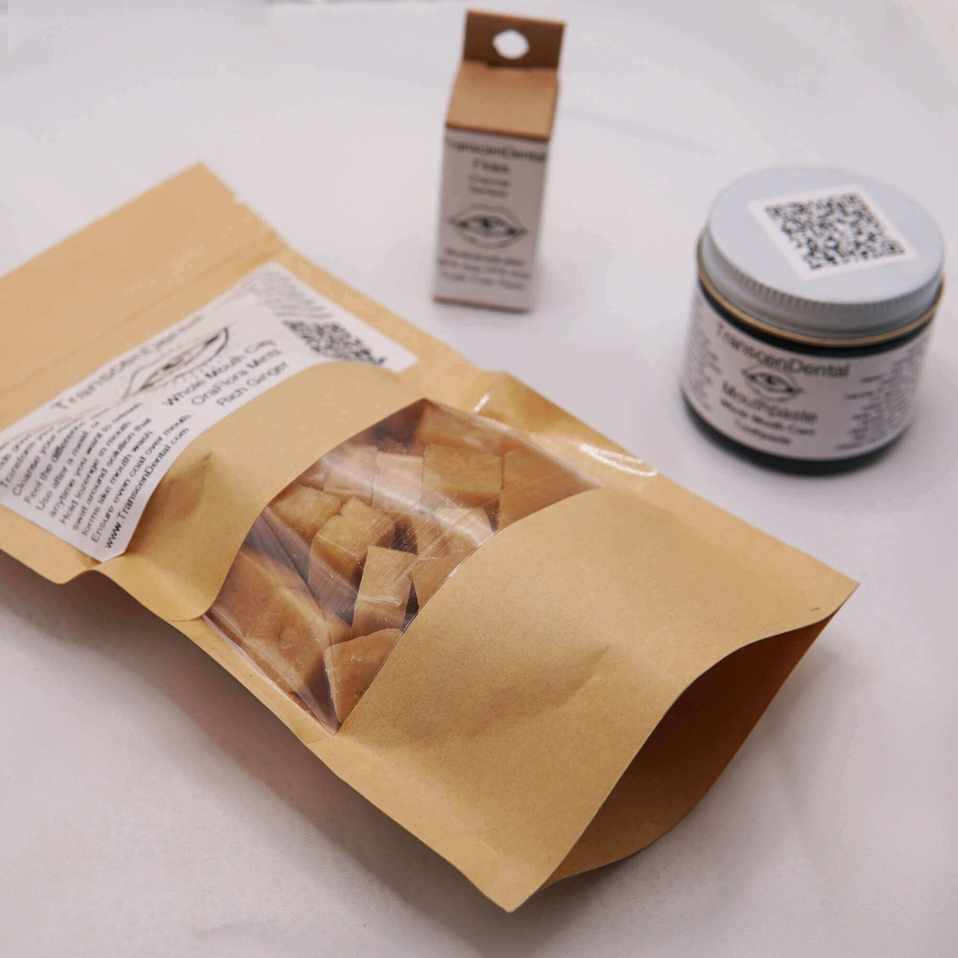 xylitol mints to cleanse oral microbiome and baking soda toothpaste to clean teeth. charcoal toothpaste polishes
