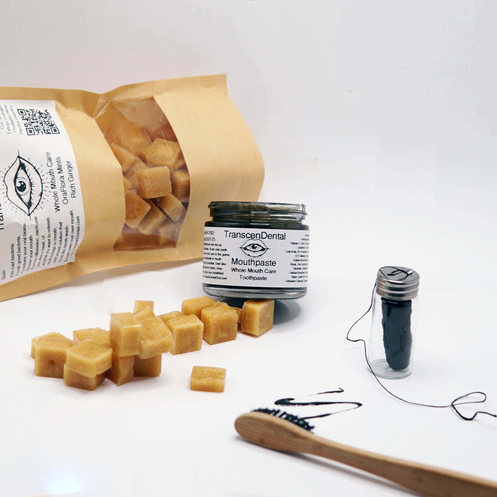 our premium all natural toothpaste with xylitol, baking soda and charcoal. 
