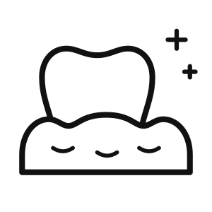Healthy gums icon