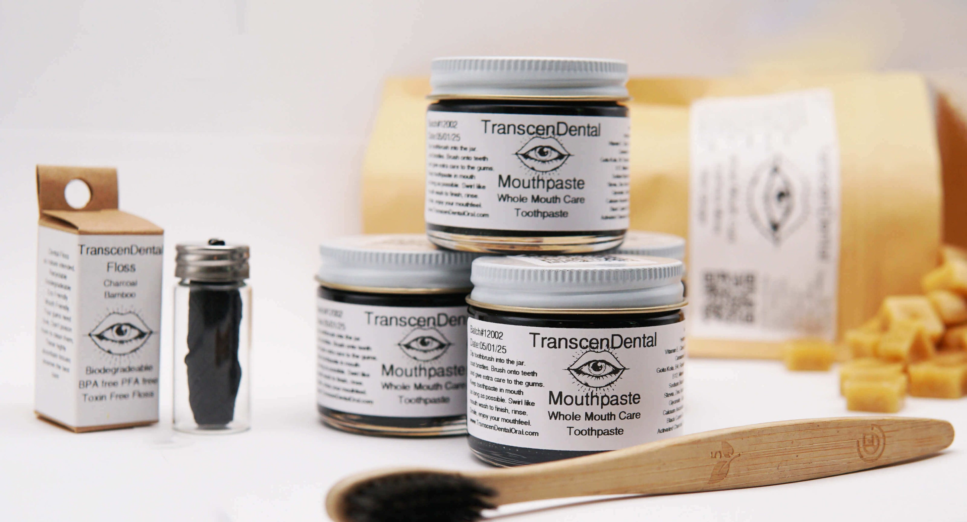 baking soda toothpaste. the best Charcoal toothpaste. we do all natural toothpaste. our all natural floss. xylitol mints. Best natural toothpaste. natural toothpaste.